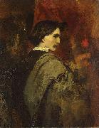 Anselm Feuerbach Self-portrait oil painting on canvas